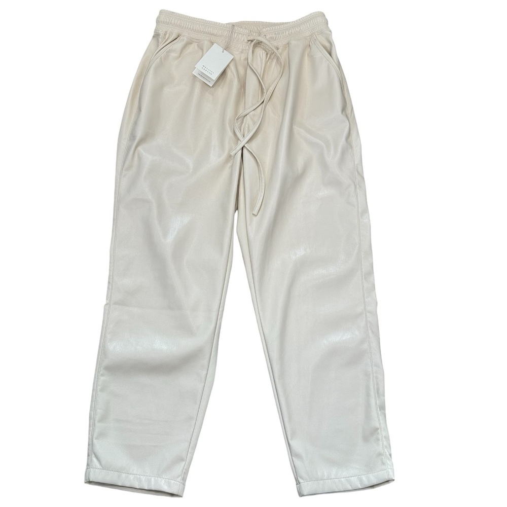 Melissa Nepton Pants Womens Size M Laurie Solet Jordyn Pant Cream Color Pull On